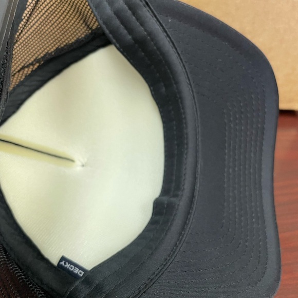 Creators Inc Athletic Dept Trucker Hat Foam Mesh Snapback Rope Cap Black White - Picture 6 of 6